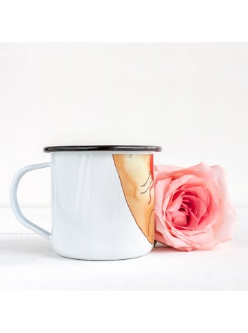 Mr. & Mrs. Panda Pott Katze Wolle mit Spruch in Weiß