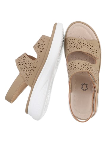 Ital-Design Sandale & Sandalette in Hellbraun