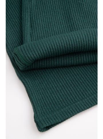 Coccodrillo Gerippte Leggings mit langem Hosenbein in grün