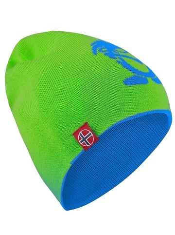 Trollkids Beanie Troll Long in medium blue
