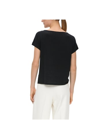 s.Oliver BLACK LABEL T-Shirt in Schwarz