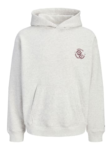 Jack & Jones Kapuzenpullover in White Melange