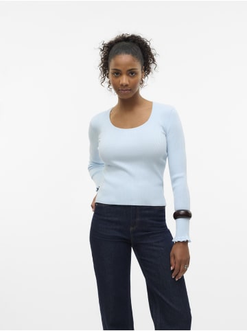 Vero Moda Strickpullover in Ice Water