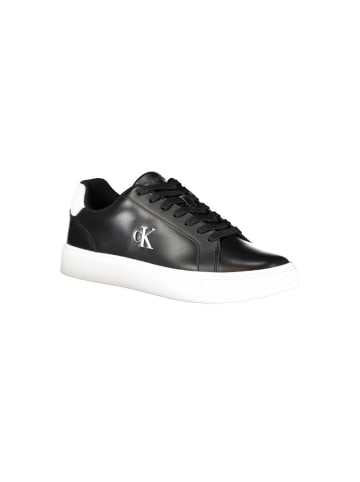 Calvin Klein Schwarze Polyurethan-Sneaker