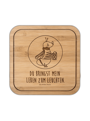 Mr. & Mrs. Panda Glasuntersetzer Glühwürmchen mit Spruch in Transparent