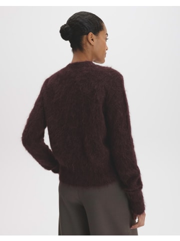 someday. Tulinda Strickcardigan aus Effektgarn Slim Fit in Mahagoni