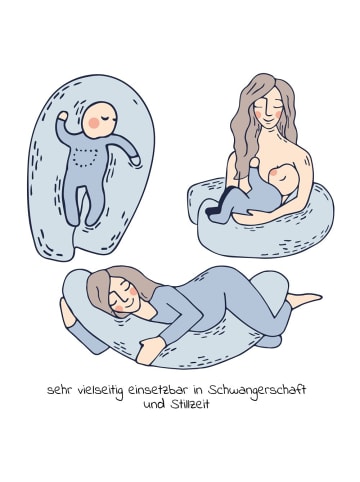 Julius Zöllner Stillkissen Mikroperlen-Füllung inkl. Bezug in gruen