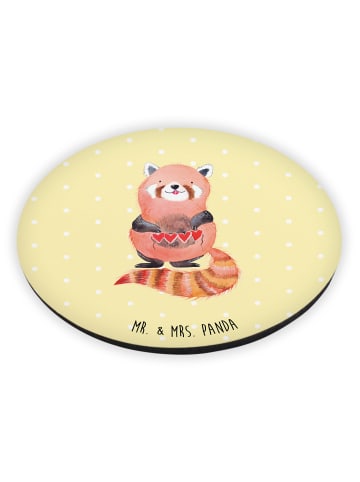 Mr. & Mrs. Panda magnet Roter Panda ohne Spruch in Gelb Pastell