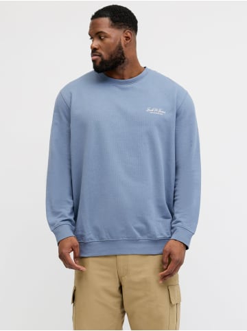 JACK & JONES PLUS Sweatshirt in Blue Mirage