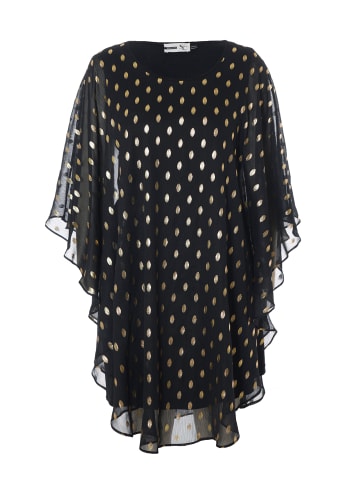 Studio Kleid Jeanne in Black with gold dots