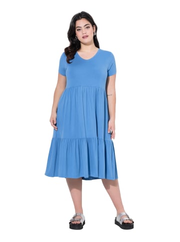 Angel of Style Midikleid in mattes blau