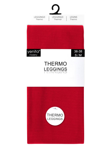 Yenita® THERMO Leggings 2er Pack in rot