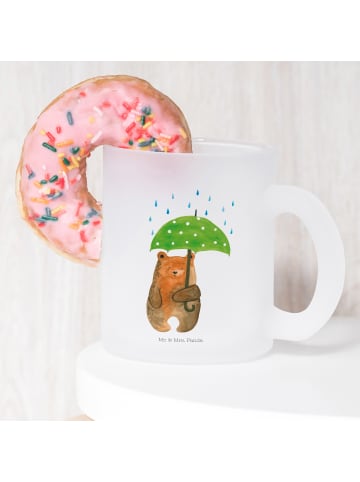 Mr. & Mrs. Panda Tee Tasse Bär Regenschirm ohne Spruch in Transparent