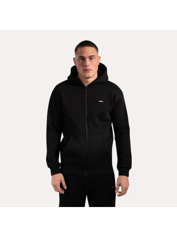 SMILODOX Zip Hoodie Ilyas in Schwarz