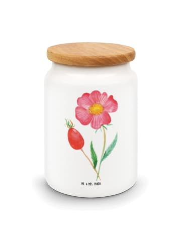 Mr. & Mrs. Panda Lebensmittelbehälter Blume HageRundunge ohne Spruch in Weiß