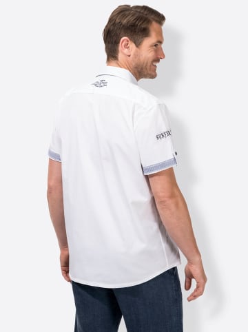 WITT WEIDEN Kurzarm-Hemd in weiß