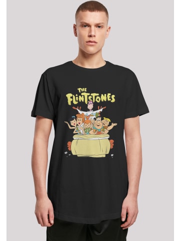 F4NT4STIC Long Cut T-Shirt Die Familie Feuerstein The The Ride in schwarz