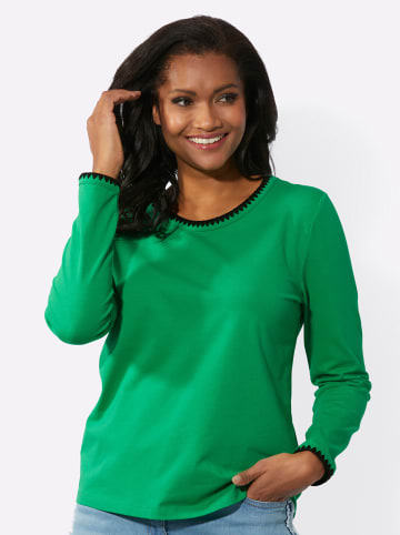 WITT WEIDEN Rundhalsshirt in grasgrün