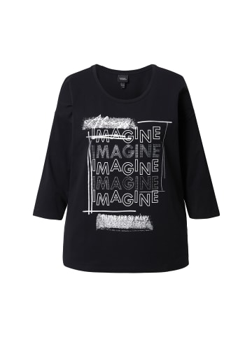 Ulla Popken Shirt in schwarz