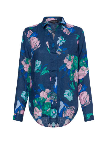 Franco Callegari Bluse in indigo altrosa - 0032