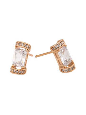 gaya Women Earrings in Rose Gold White
