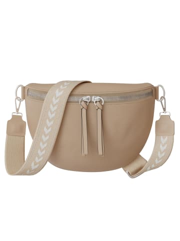 Kmisso Umhängetasche in Taupe