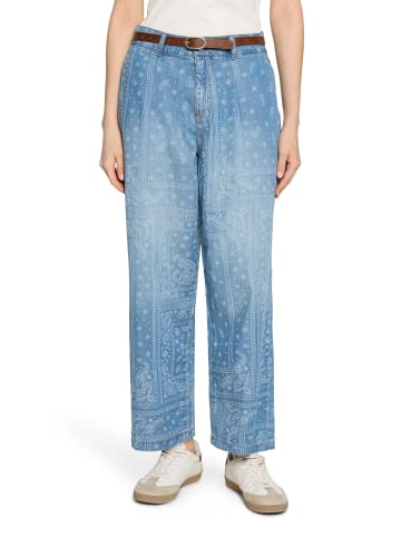 CARTOON Casual-Hose mit Gürtel in Blau