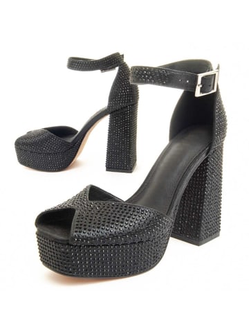 Montevita Pumps High Heel Schuh Sandant in Schwarz