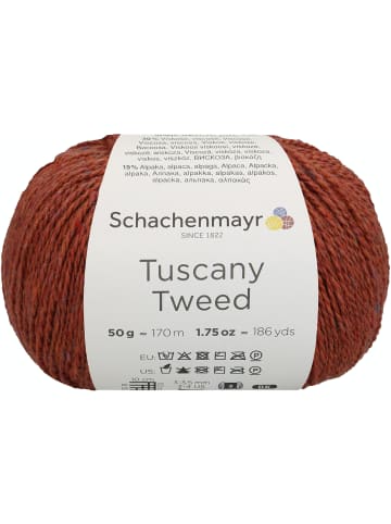 Schachenmayr since 1822 Handstrickgarne Tuscany Tweed, 50g in Terracotta