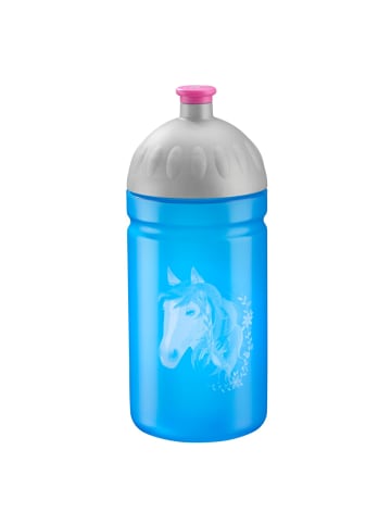 Step by Step Trinkflasche, 0,5 l, für Kindergarten und Schule in Horse Lima, Blau