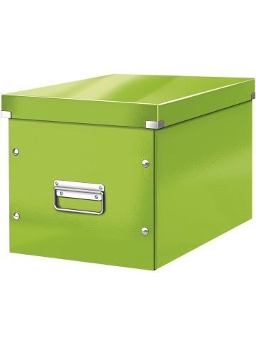 Leitz Archivbox Click & Store Wow Cube L Hartpappe grün
