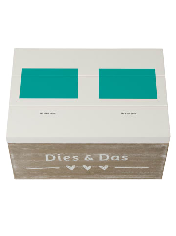 Mr. & Mrs. Panda Kiste 60. Geburtstag Pinguin Luftballon mit Spruch in Weiß