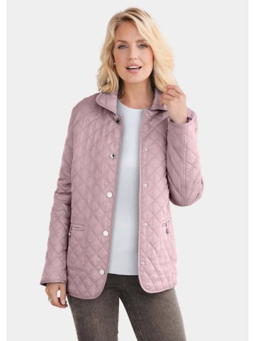GOLDNER Steppjacke Leichte Jacke mit regelmäßigem Stepp in rosenholz