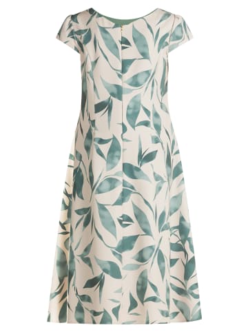 BETTY & CO Cocktailkleid mit Aufdruck in Nature/Green