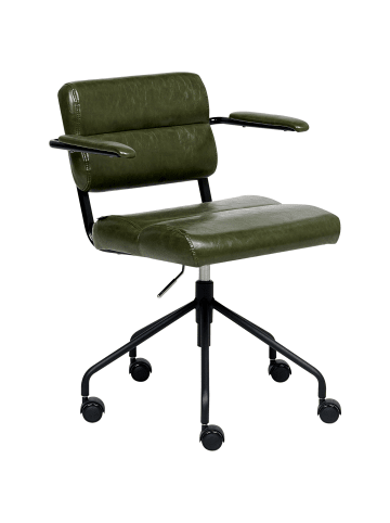 Beliani Bürostuhl CANDOR in Grün/Silber/Schwarz - (W) 47 x (H) 74 x (L) 45 cm