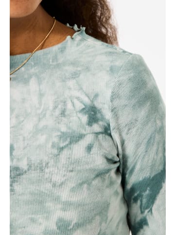 Garcia Langarmshirt mit Batikmuster in misty fields