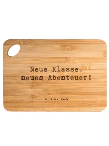 Mr. & Mrs. Panda Brett Spruch Erster Schultag Abenteuer mit Spruch in Braun