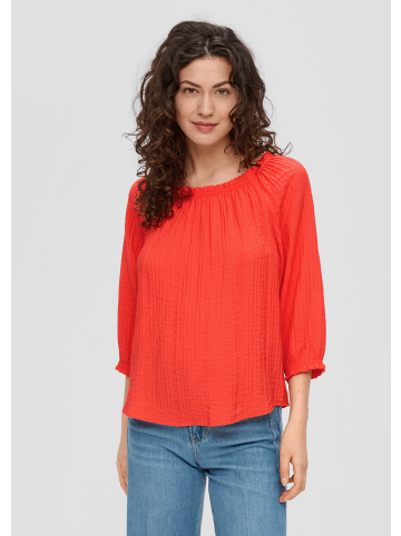 s.Oliver Bluse kurzarm in Orange