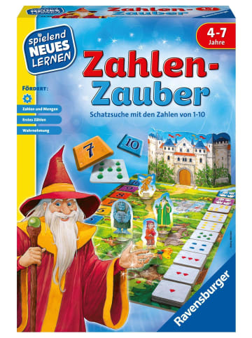 Ravensburger Zahlen-Zauber | Schatzsuche mit den Zahlen von 1-10 / 1 Spielplanaus drei...