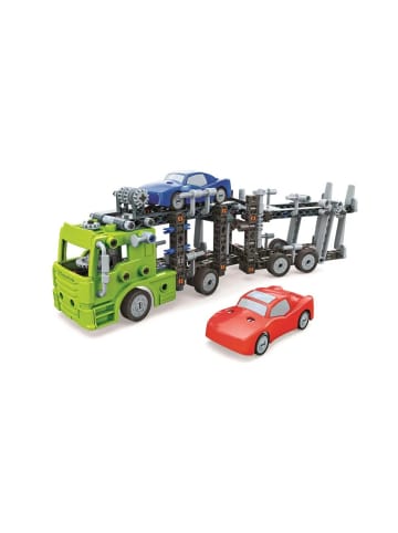 Wisam® Fahrzeug Mechanics Autotransporter 10 in 1 Baukasten