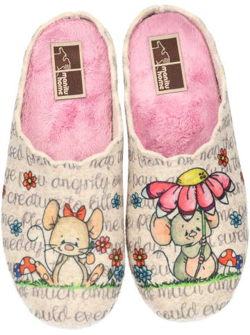 Manitu-Home Klassische Hausschuhe in beige