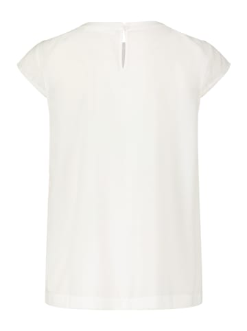 BETTY & CO Schlupfbluse kurzarm in Rohweiß
