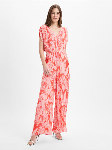 comma Jumpsuit in koralle weiß - 0001