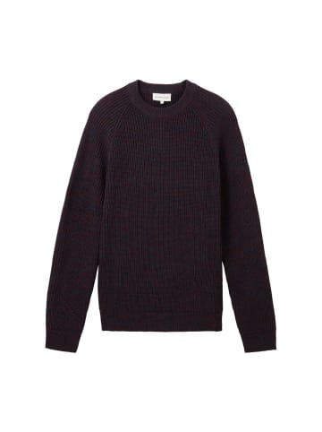 Tom Tailor Pullover TWOTONE KNIT in Rot