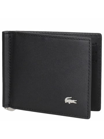 Lacoste FG - Geldbörse mit Geldscheinklammer 6cc 11.5 cm in schwarz