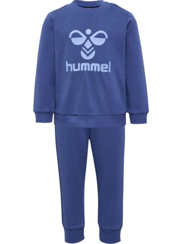 Hummel Kinder Trainingsanzug "Hmlarine Crewsuit" in Blau