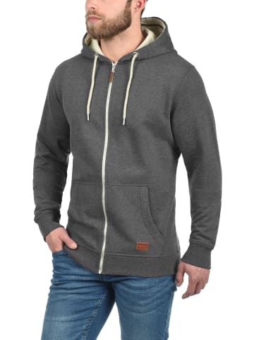 BLEND Kapuzensweatjacke BHHulker in Dunkelgrau