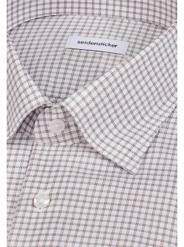 Seidensticker Business Hemd Regular in Beige