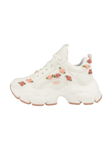 Buffalo Sneaker low Binary Rose 2.0 in weiss