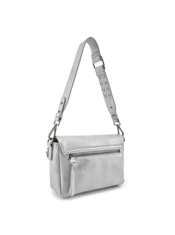 FREDs BRUDER Rebel At Heart Schultertasche Leder 26 cm in silver